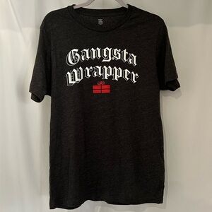 Holiday Time Black Gangsta Wrapper T-Shirt